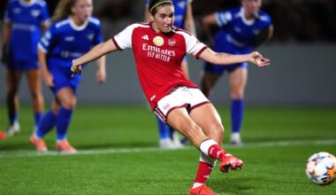 Mariona Caldentey converted a stoppage-time penalty to give Arsenal a 1-0 win over HB Koge
