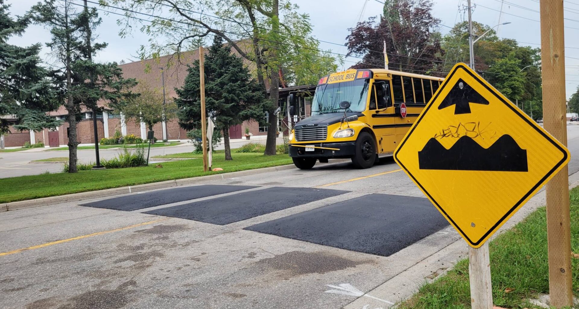 New speed humps catch drivers by surprise on busy Mississauga road