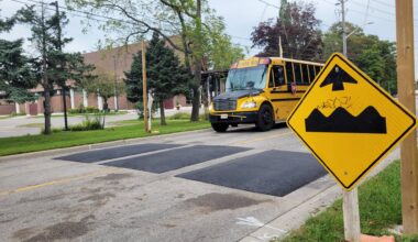 New speed humps catch drivers by surprise on busy Mississauga road