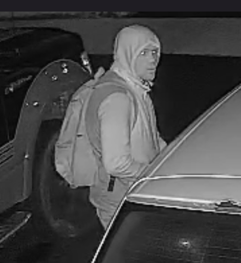 Suspect Sought following 32 Vehicle Break-ins