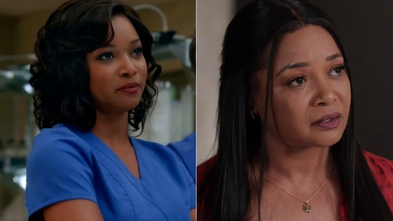 A side-by-side photo of Tamala Renée Jones in Castle and Every Breath She Takes.