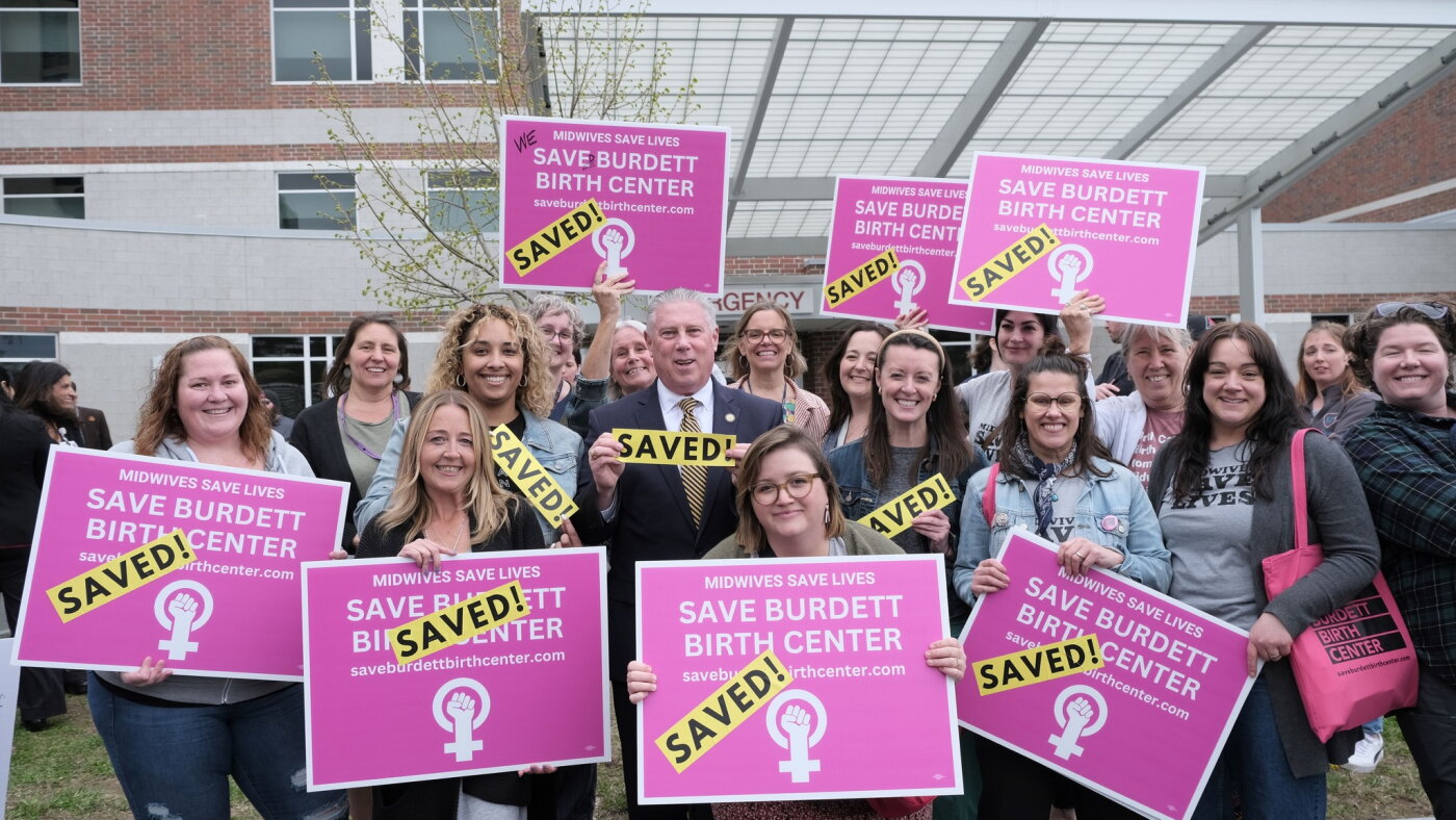 A N.Y. hospital tried to close its birthing center. This city united to fight back : NPR
