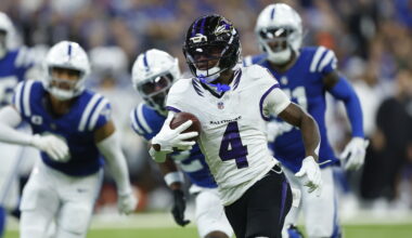 Zay Flowers aggravates hamstring injury, questionable for Week 2