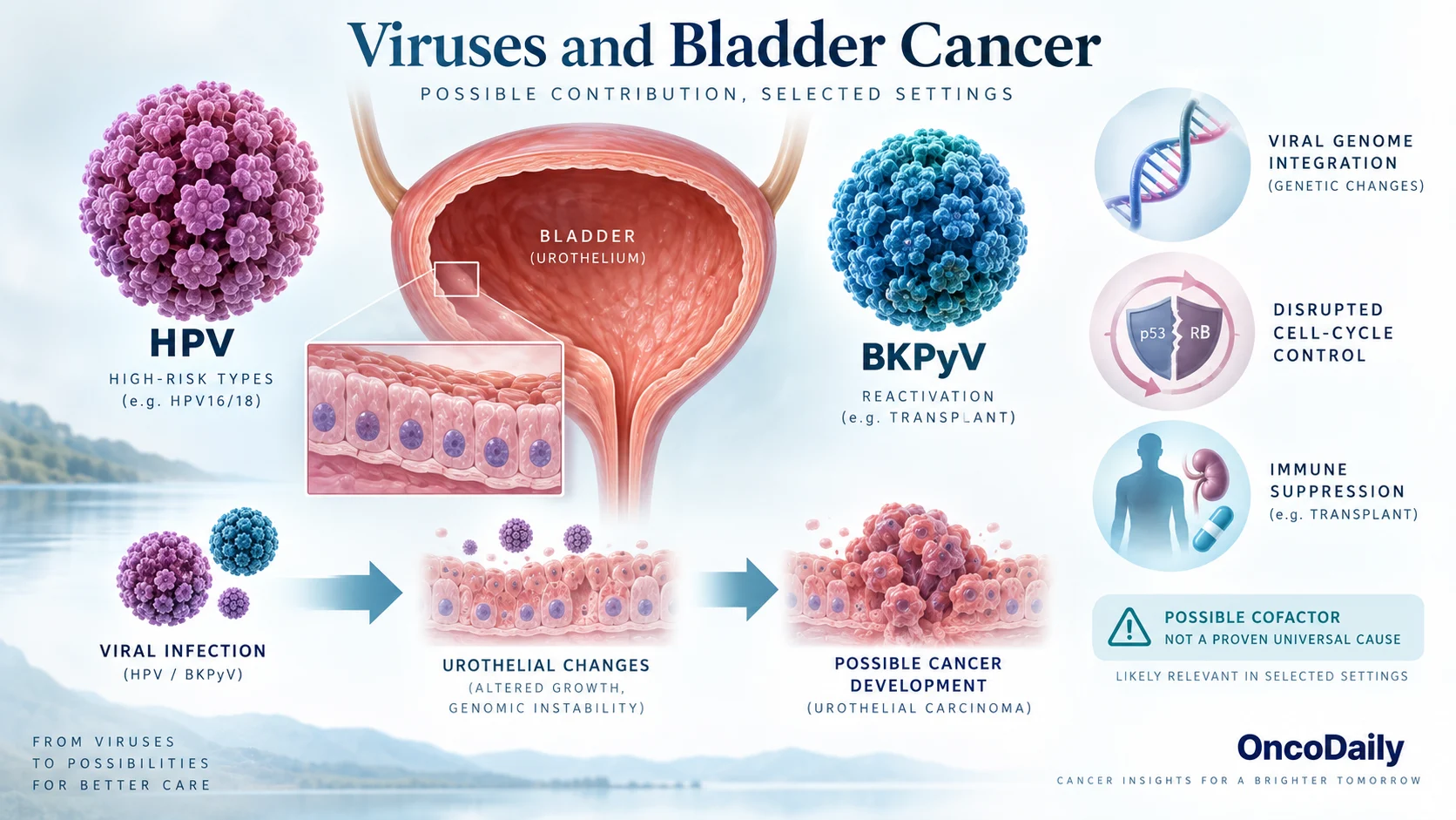 The Viral Side of Bladder Cancer: BK Polyomavirus, HPV, and Urothelial Carcinoma 2 The Viral Side of Bladder Cancer: BK Polyomavirus, HPV, and Urothelial Carcinoma