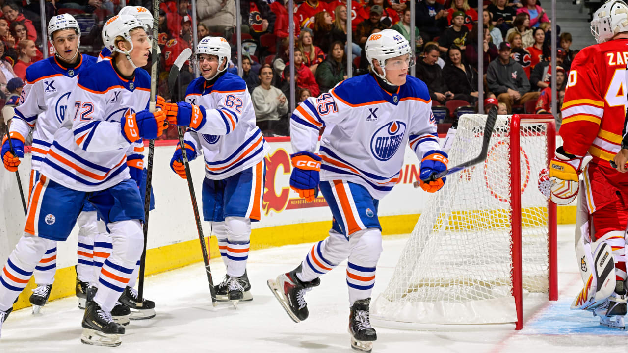 GAME RECAP: Oilers Rookies 6, Flames Rookies 1
