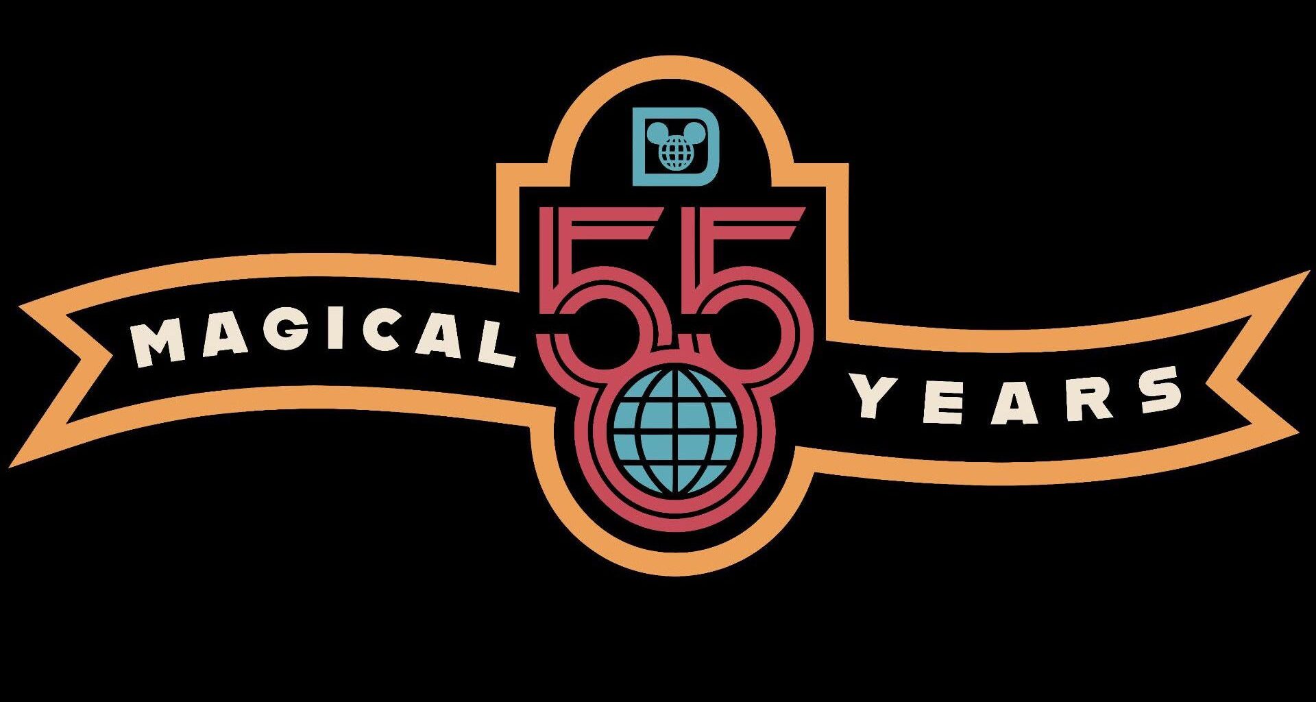 Disney World 55th anniversary logo