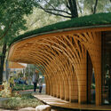 © Yumeng Zhu West Garden Florist / LUO studio - Exterior Photography, Wood