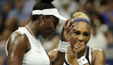 Williams sisters lose in tiebreaker in return to US Open doubles