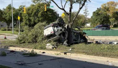 Police investigating crash in northwest Winnipeg