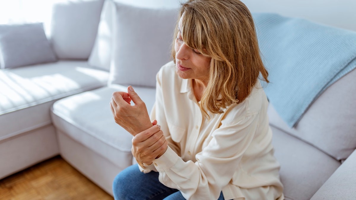 Older woman with bone pain