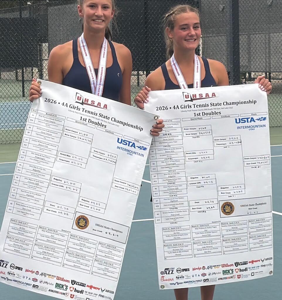 Deer Creek girls tennis team ties for third at their first state tournament
