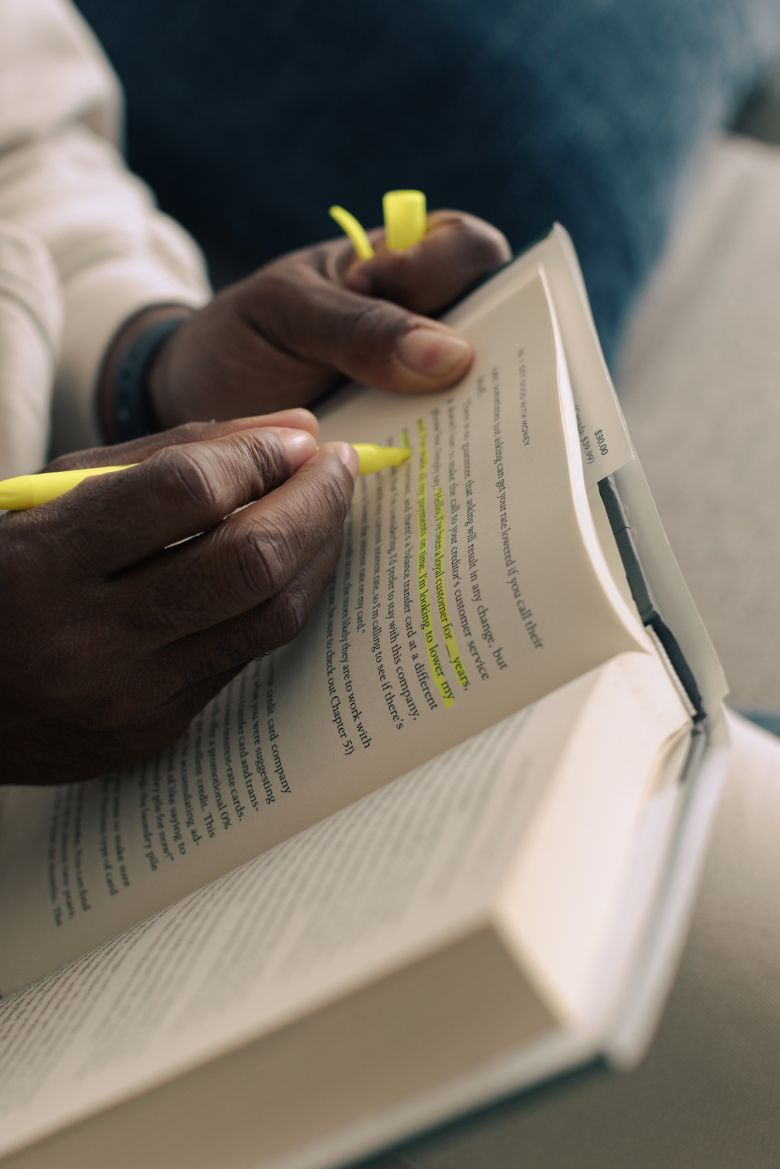 The couple took time to read up on strategies to reduce their credit card debt.
