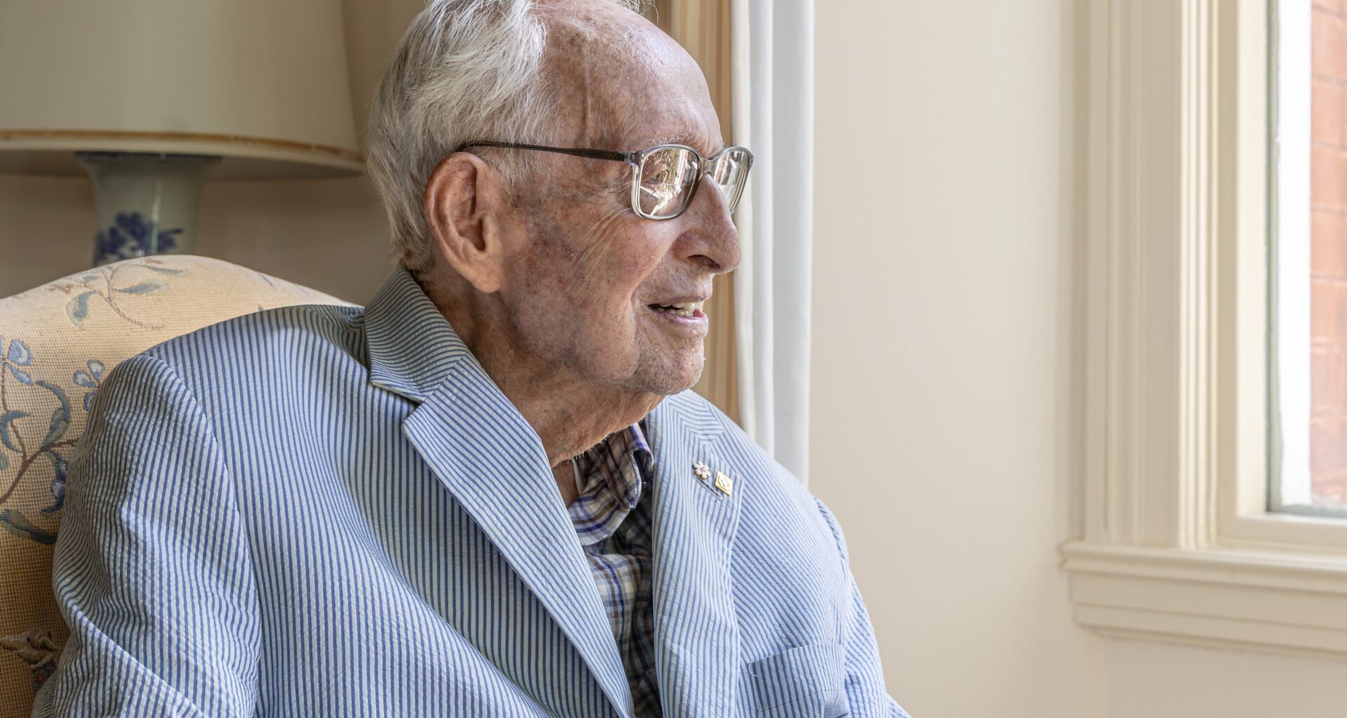 Stephen A. Jarislowsky at his home in Westmount on Sept. 16, 2025.