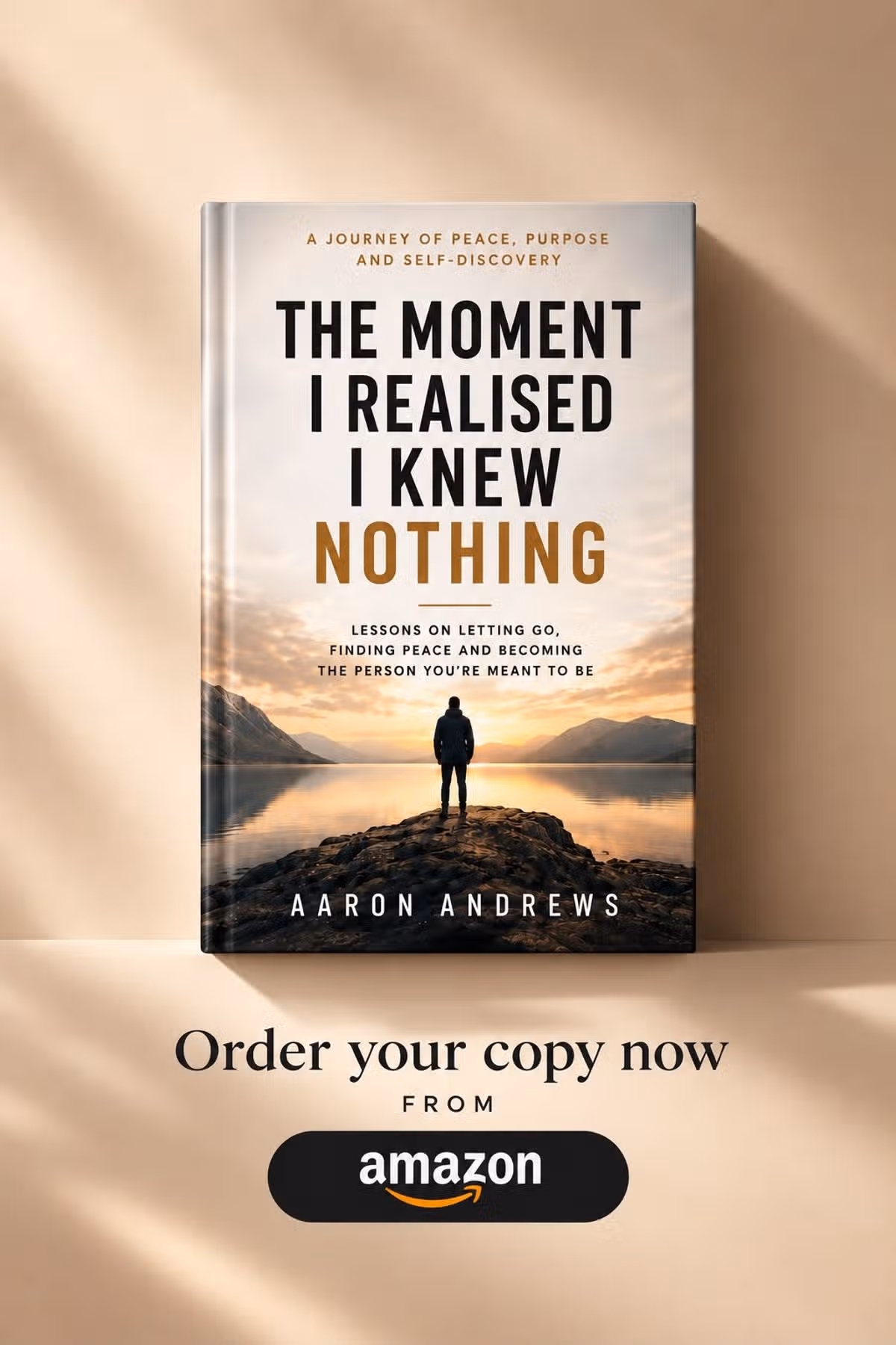 Aaron's newly released book, The Moment I Realised I Knew Nothing , has just been published