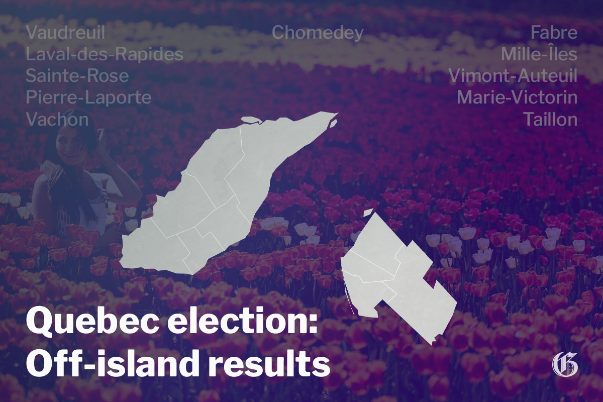 Quebec election map