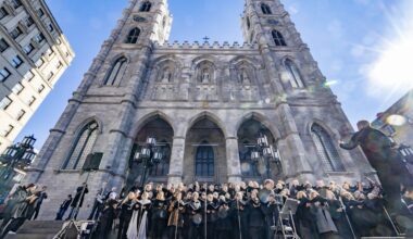 Montreal's Notre-Dame Basilica has taken down its front scaffolding, but years of work still lie ahead