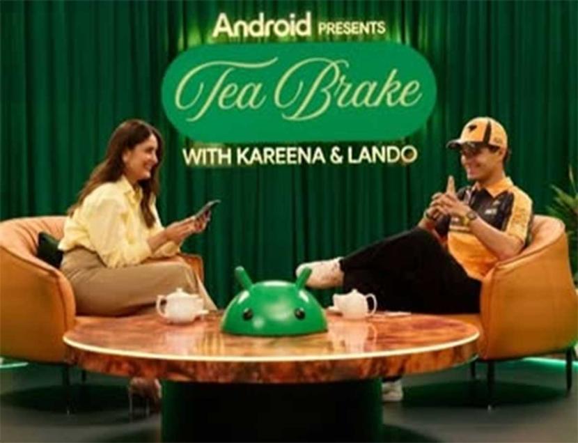 Kareena Kapoor Khan and F1 driver Lando Norris Kareena Kapoor Khan and F1 driver Lando Norris
