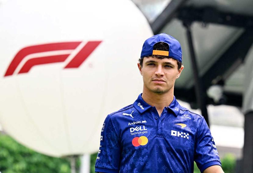 McLaren F1's driver Lando Norris McLaren F1's driver Lando Norris