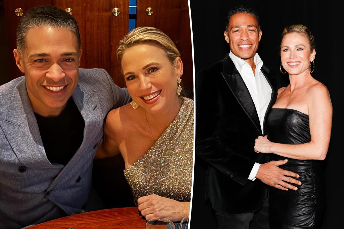 Amy Robach and T.J. Holmes marry in private Arkansas ceremony