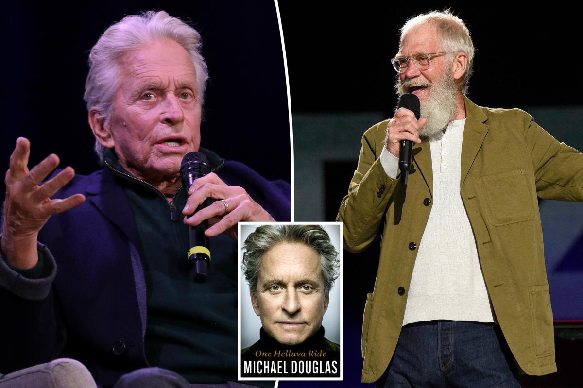 Why Michael Douglas refused to appear on David Letterman