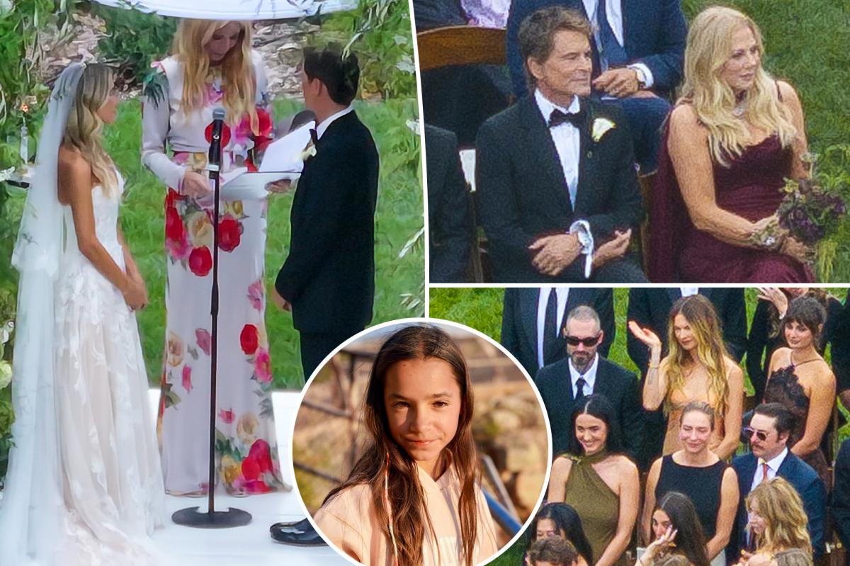 Rob Lowe's son Matthew marries Emily Markus in star-studded wedding