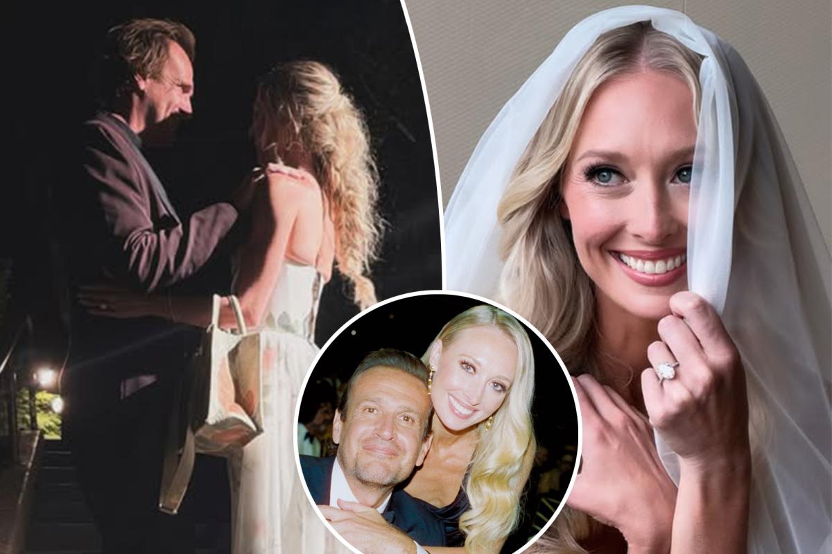 Jason Segel marries girlfriend Kayla Radomski: See the stunning wedding photos