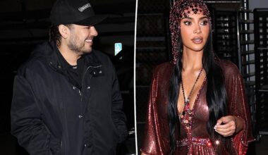 Rob Kardashian makes rare public appearance at sister Kim's birthday party