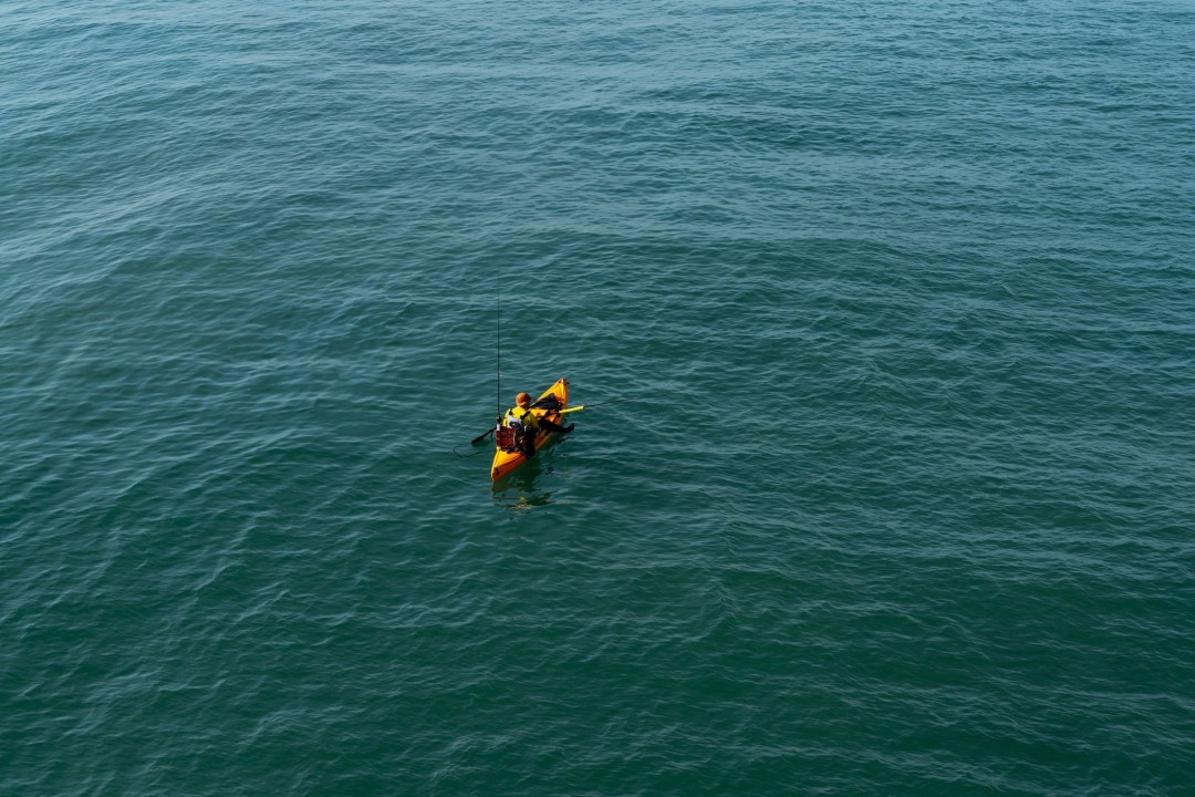 After Something Hit His Kayak, He Had to Swim to Shore
