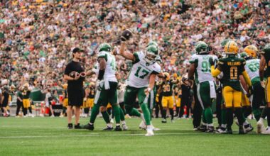 Q&A: Riders’ Tommy Stevens talks special skills, Trevor Harris throws, CFL vs. NFL | 620 CKRM - The Voice of Saskatchewan
