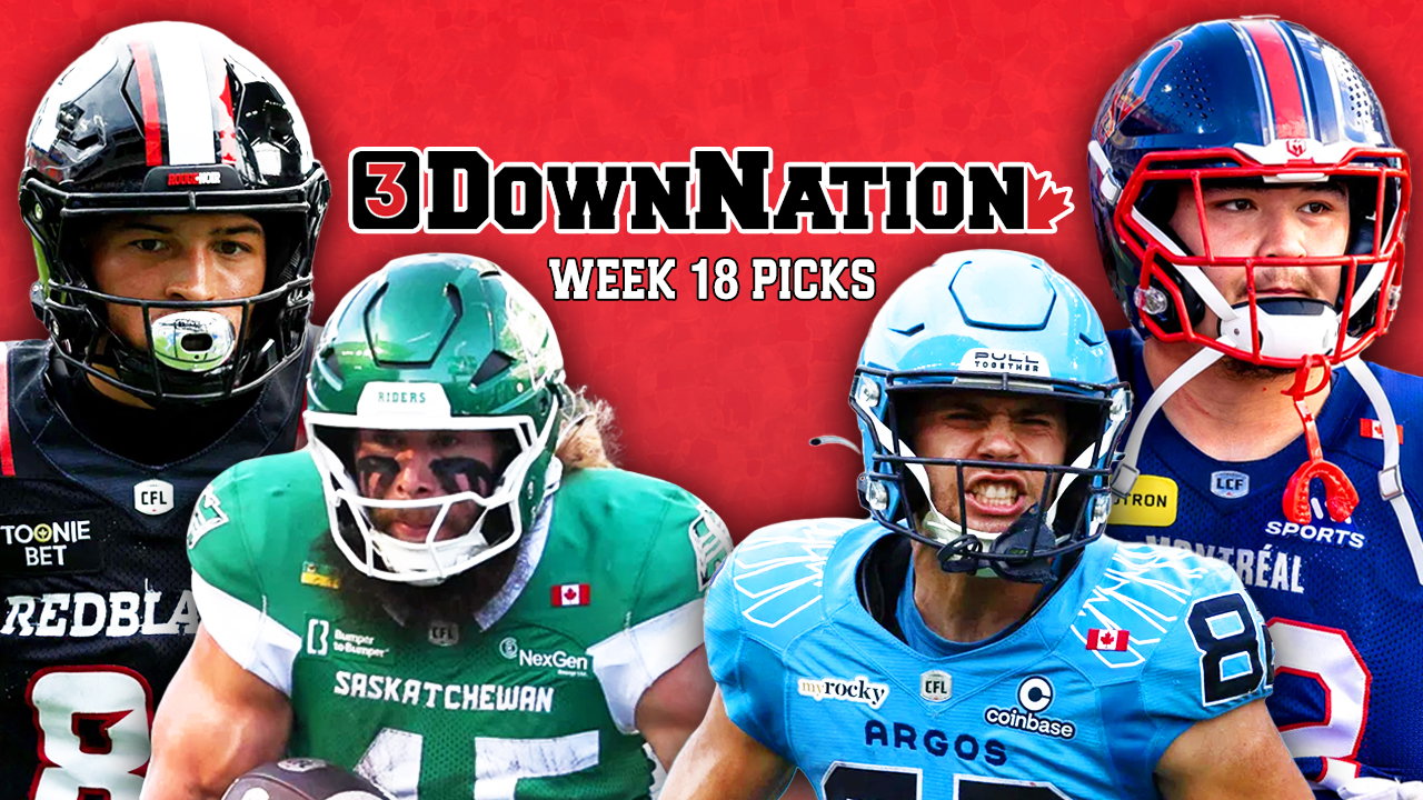 3DownNation CFL picks straight-up & against the spread: Week 18