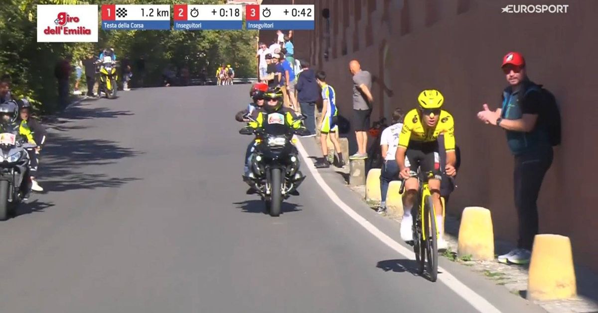 Visma's Piganzoli wins the 2026 Giro dell'Emilia
