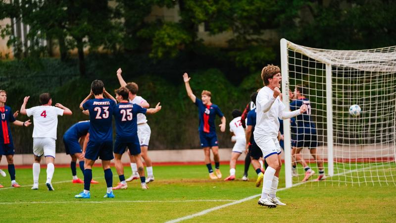 Men's Soccer Downs Bucknell 2-0