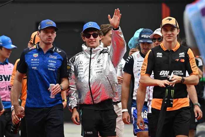 Andrea Kimi Antonelli, Mercedes, Max Verstappen, Red Bull Racing, Oscar Piastri, McLaren