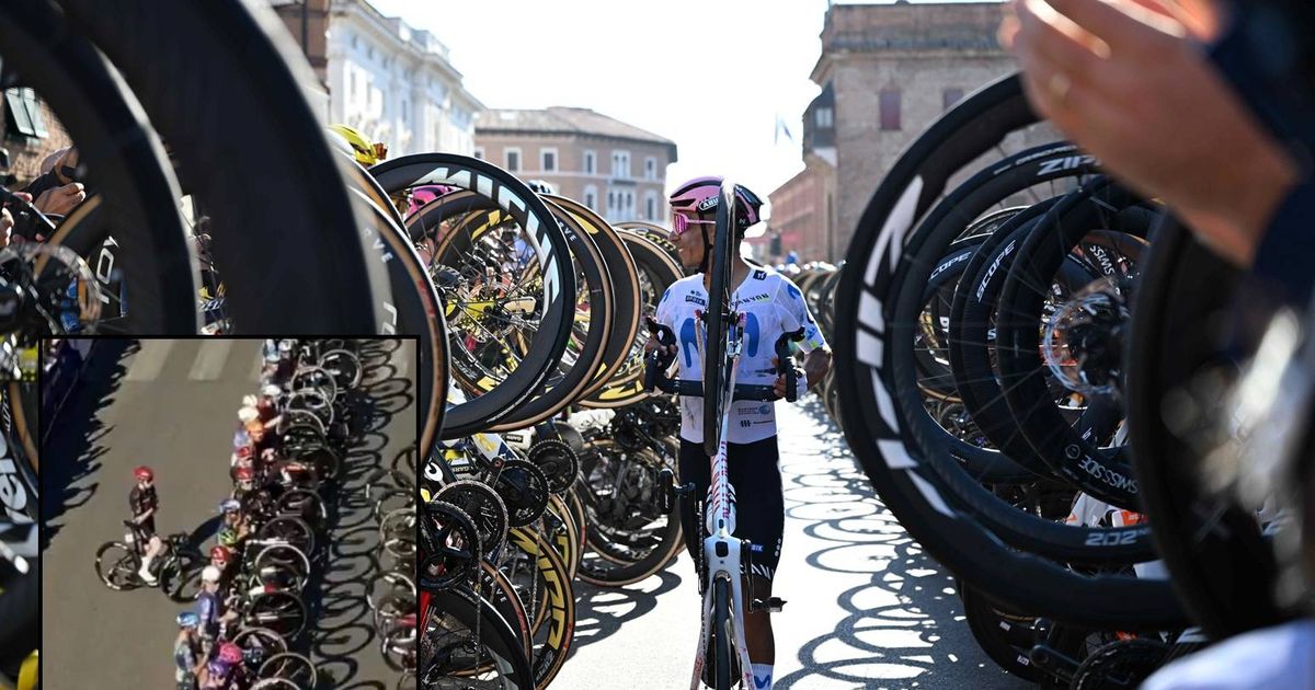 Peloton says goodbye to Quintana, except for one rider