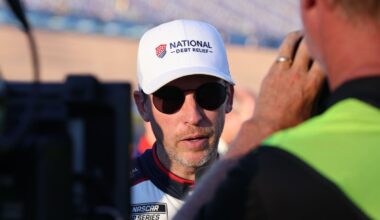Denny Hamlin explains costly Las Vegas spin in rough NASCAR Cup race