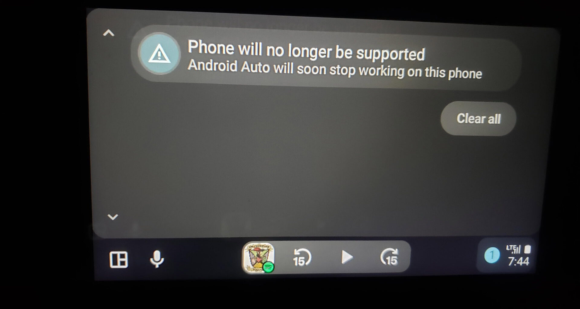 Android Auto end of support on Android 10