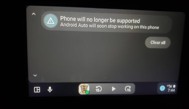 Android Auto end of support on Android 10