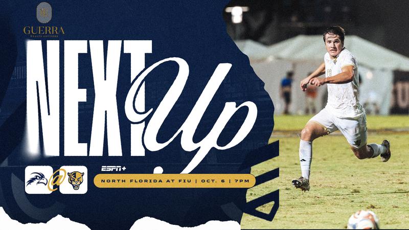 Men's Soccer Hosts North Florida in Non-Conference Finale