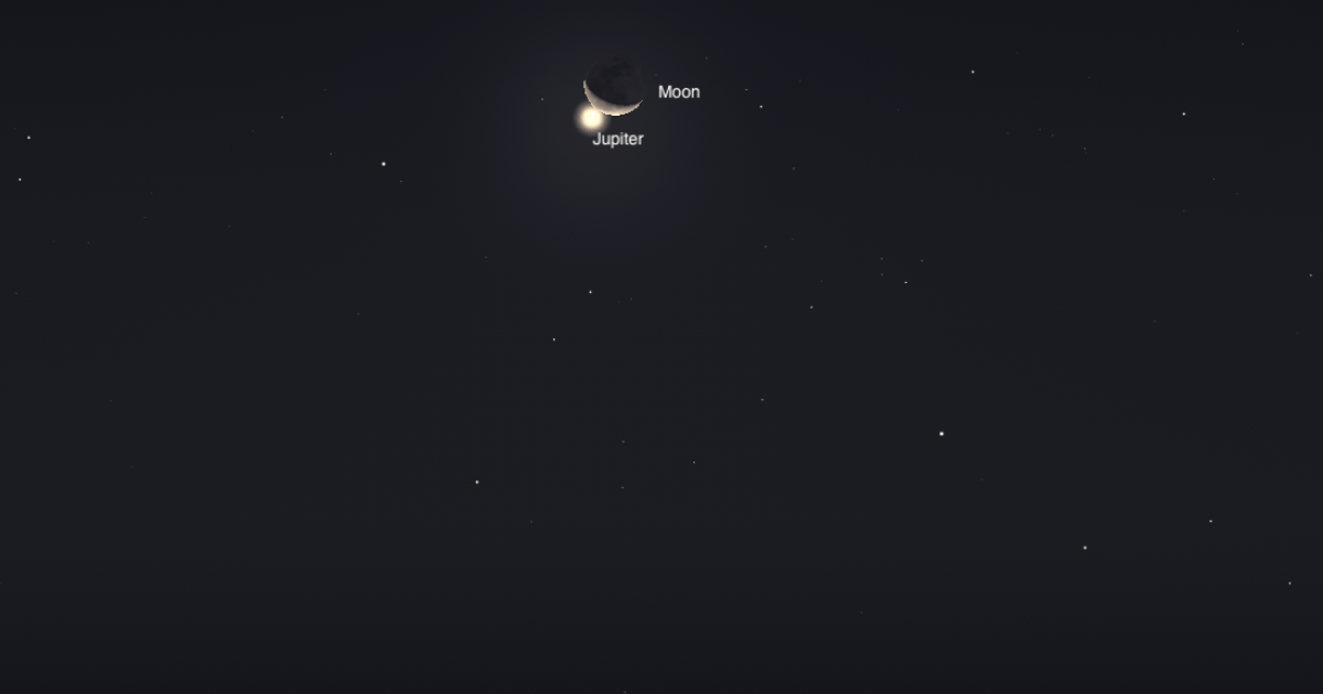 The Sky Today on Tuesday, October 6: The Moon occults Jupiter