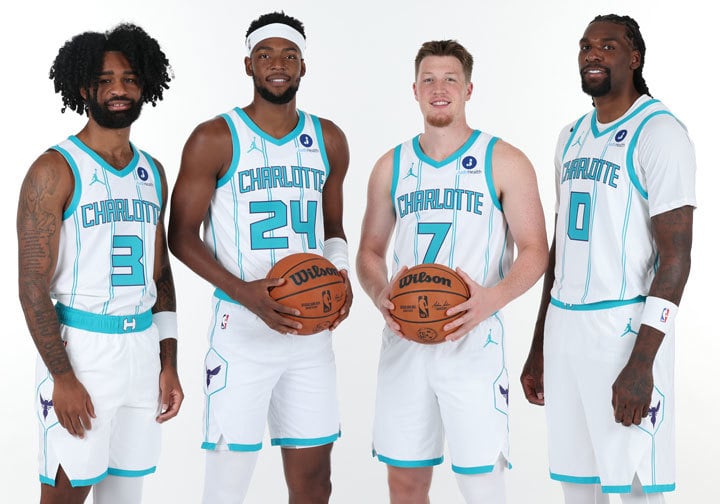 Coby White, Brandon Miller, Kon Knueppel, Naz Reid