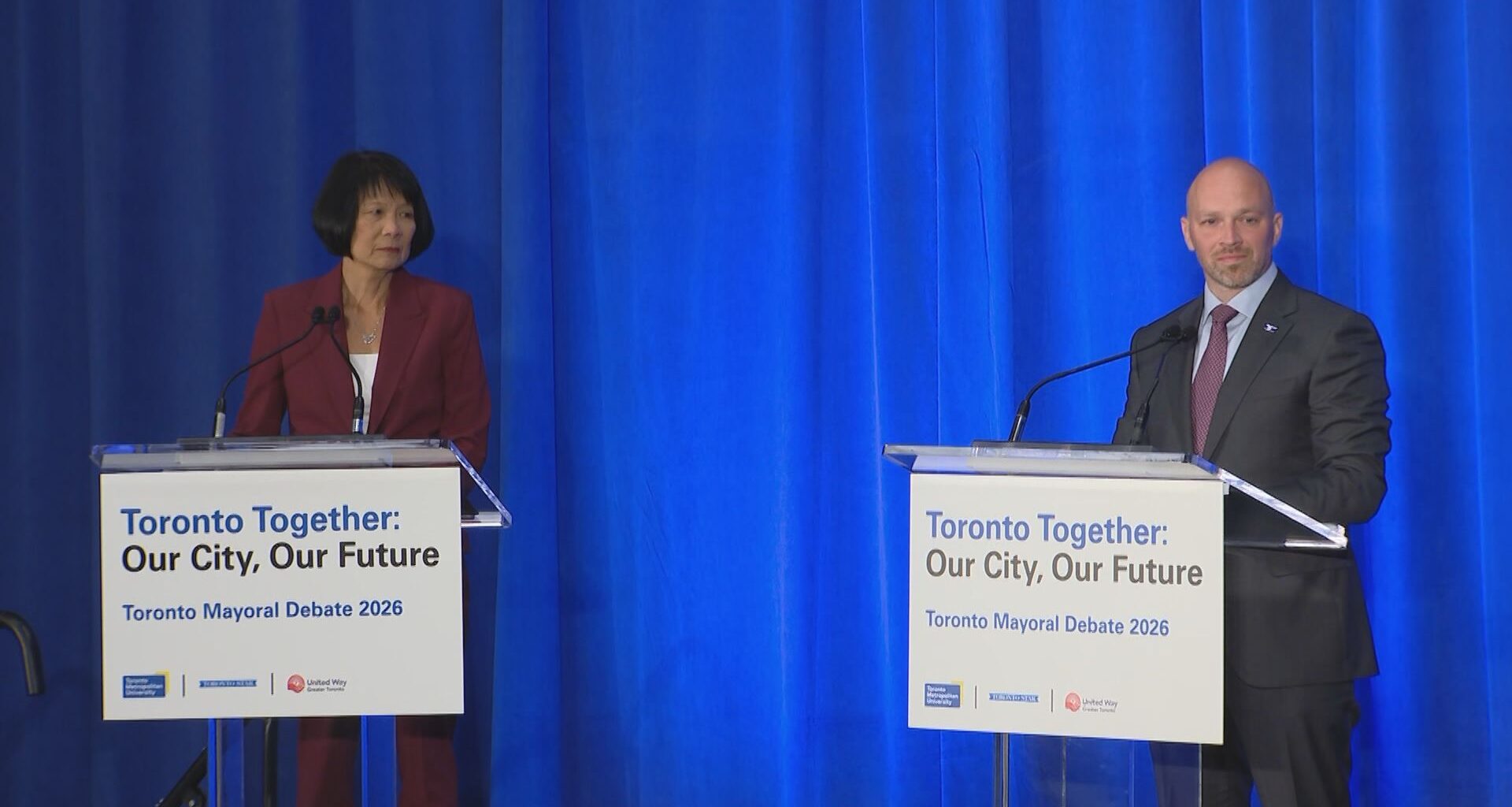Chow and Bradford trade barbs on housing, affordability and transit in Toronto mayoral debate