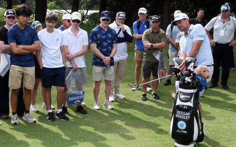 American troops get up-close look at PGA Tour stars during tourney near Tokyo