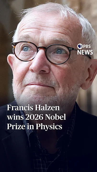 Francis Halzen wins 2026 Nobel Prize in Physics - YouTube