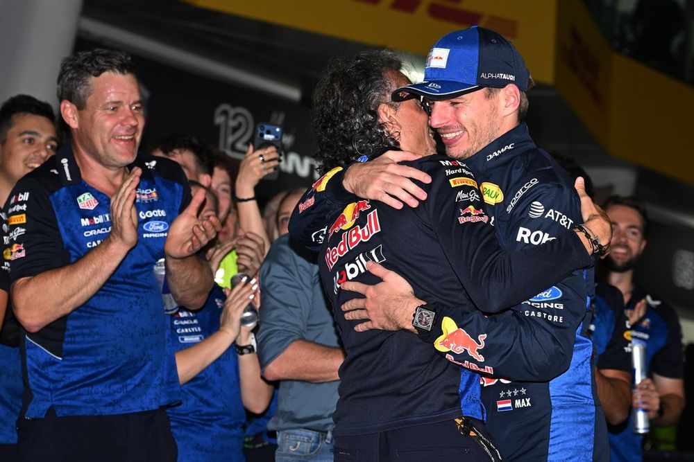 Max Verstappen, Red Bull Racing, Laurent Mekies, Red Bull Racing Team Principal