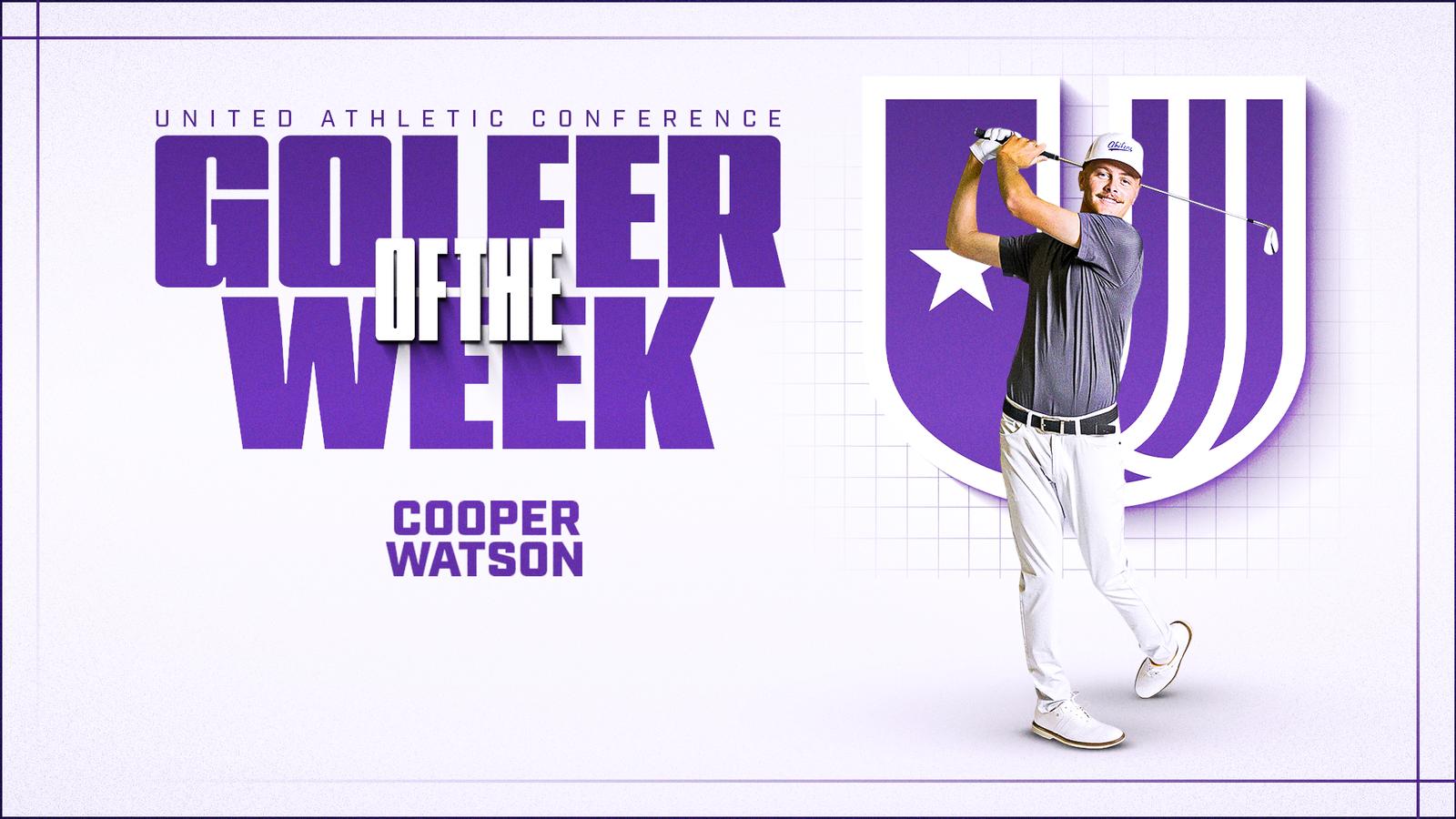Freshman Watson Named UAC Men’s Golfer of the Week