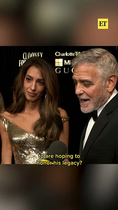 George and Amal Clooney on Mourning the Loss of Family Friend Presley Gerber - YouTube