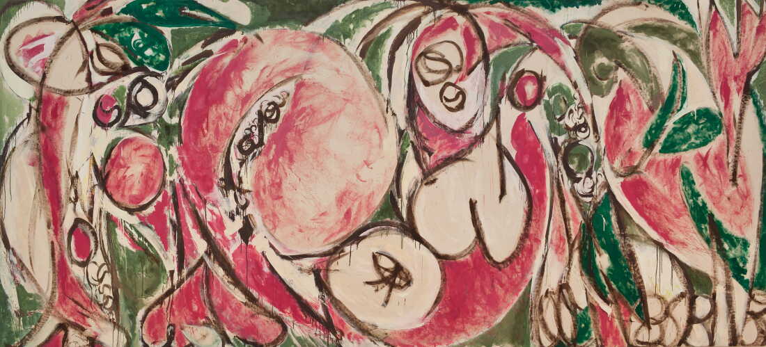 Lee Krasner, The Seasons, 1957, Oil and house paint on canvas, Whitney Museum of American Art