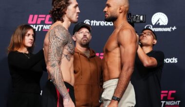 UFC Vegas 122 Start Time, Full Fight Card Details