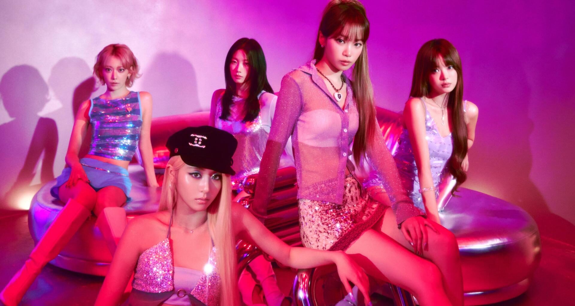 K-pop girl group LE SSERAFIM / Courtesy of Source Music