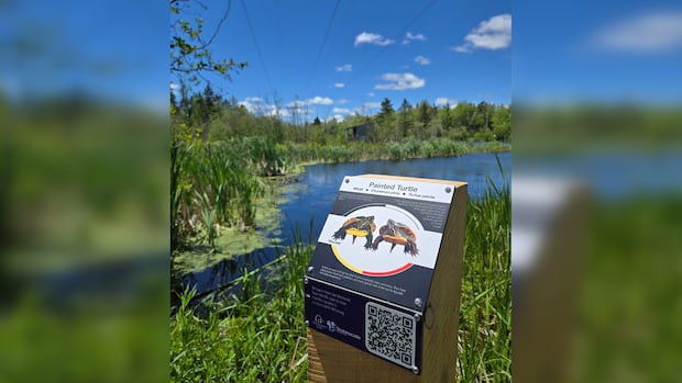 New signs at Shubenacadie Wildlife Park feature species names in Mi'kmaw language